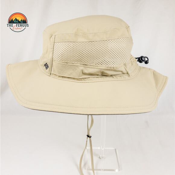 Columbia Unisex Beige One Size O/S Hat Bucket Sun Omni-Shield Hiking Fishing - Picture 1 of 12